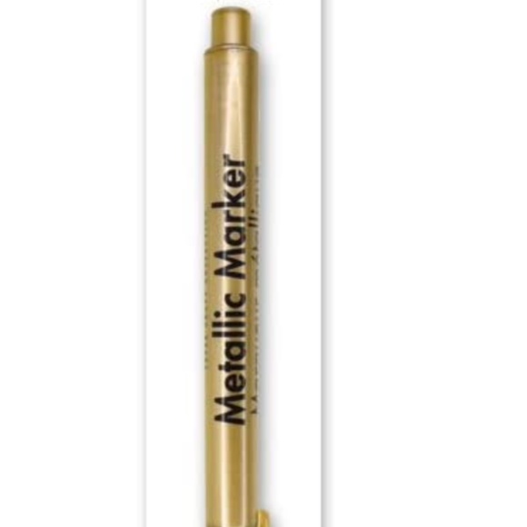 Gold Metallic Permanent Marker 1.2 mm, 0.05"
Fine Tip - Picture 4 of 6